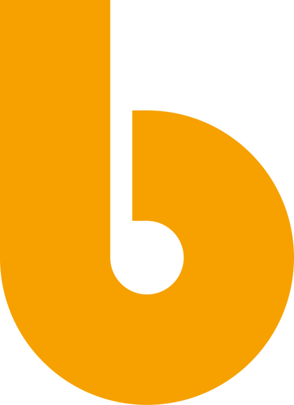 Der Buchstabe b aus dem Borgmann Logos